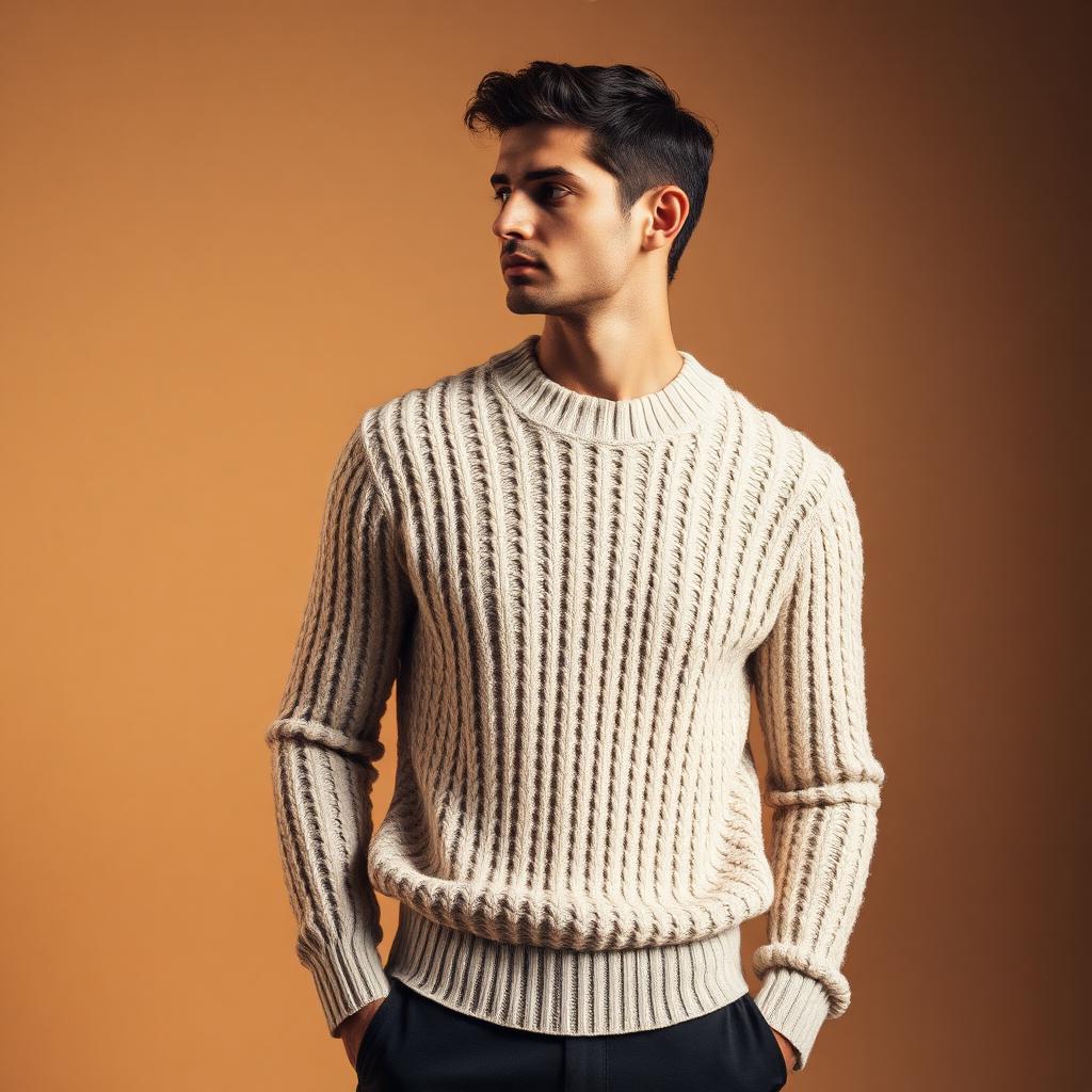 Chunky Knit Crewneck — Ecru