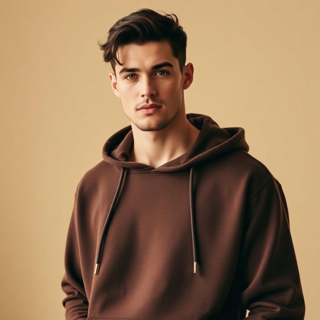 Heavyweight Pullover Hoodie — Chocolate