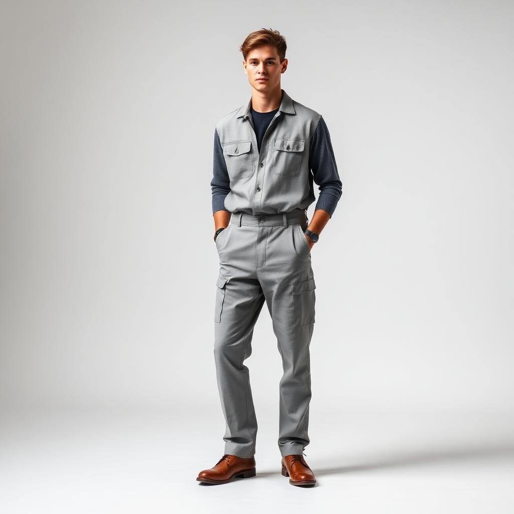 Double-Knee Utility Pant — Stone