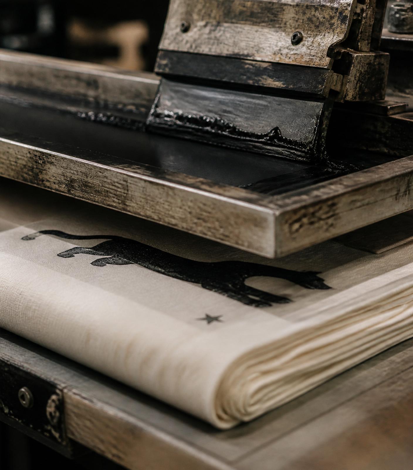Screen printing press