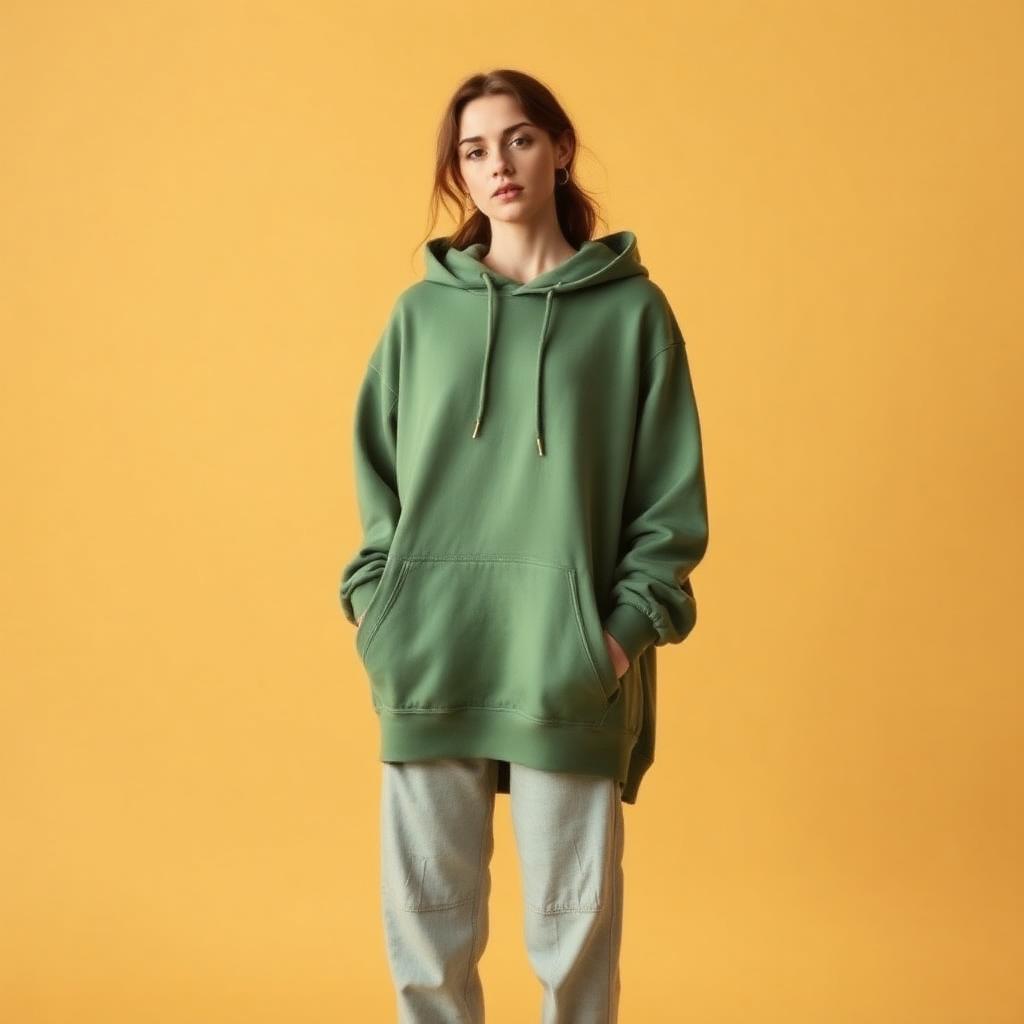 Women's Boyfriend Hoodie — Sage