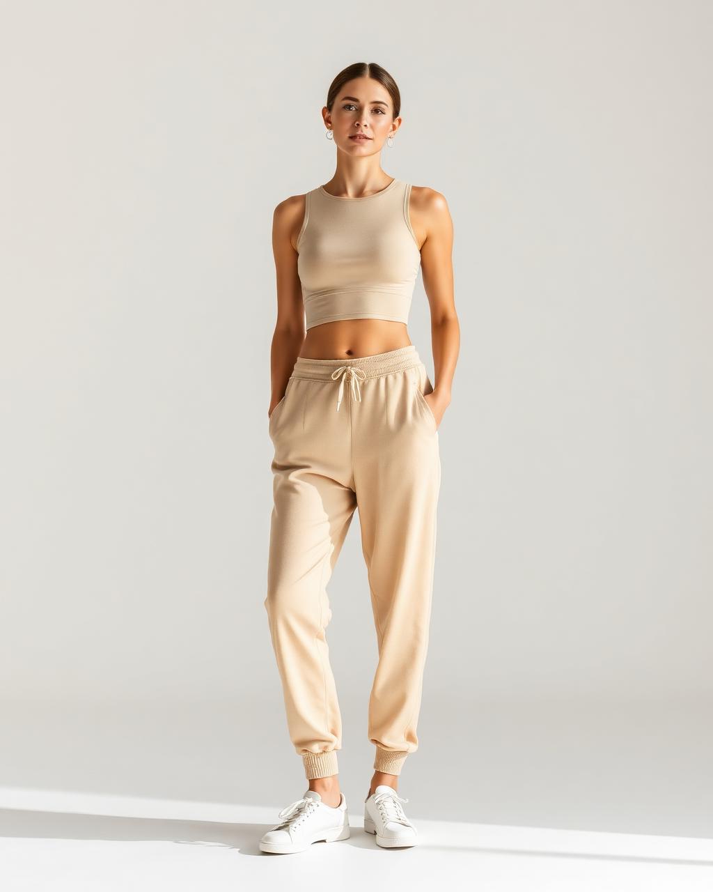 Women's Relaxed Fleece Jogger — Oat