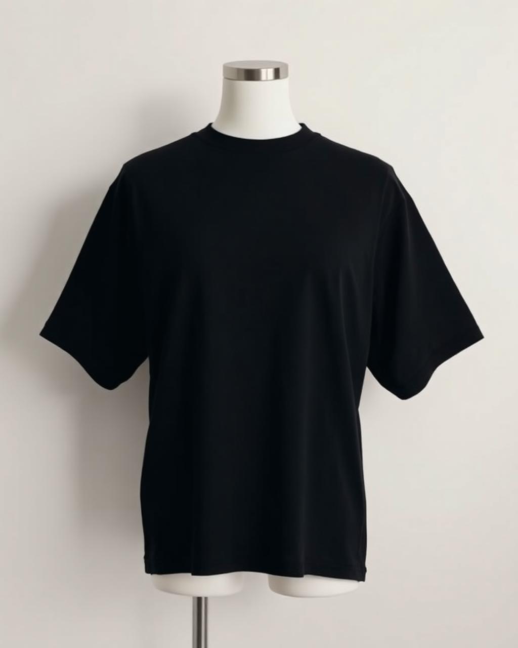 Women's Oversized Boxy Tee — Black