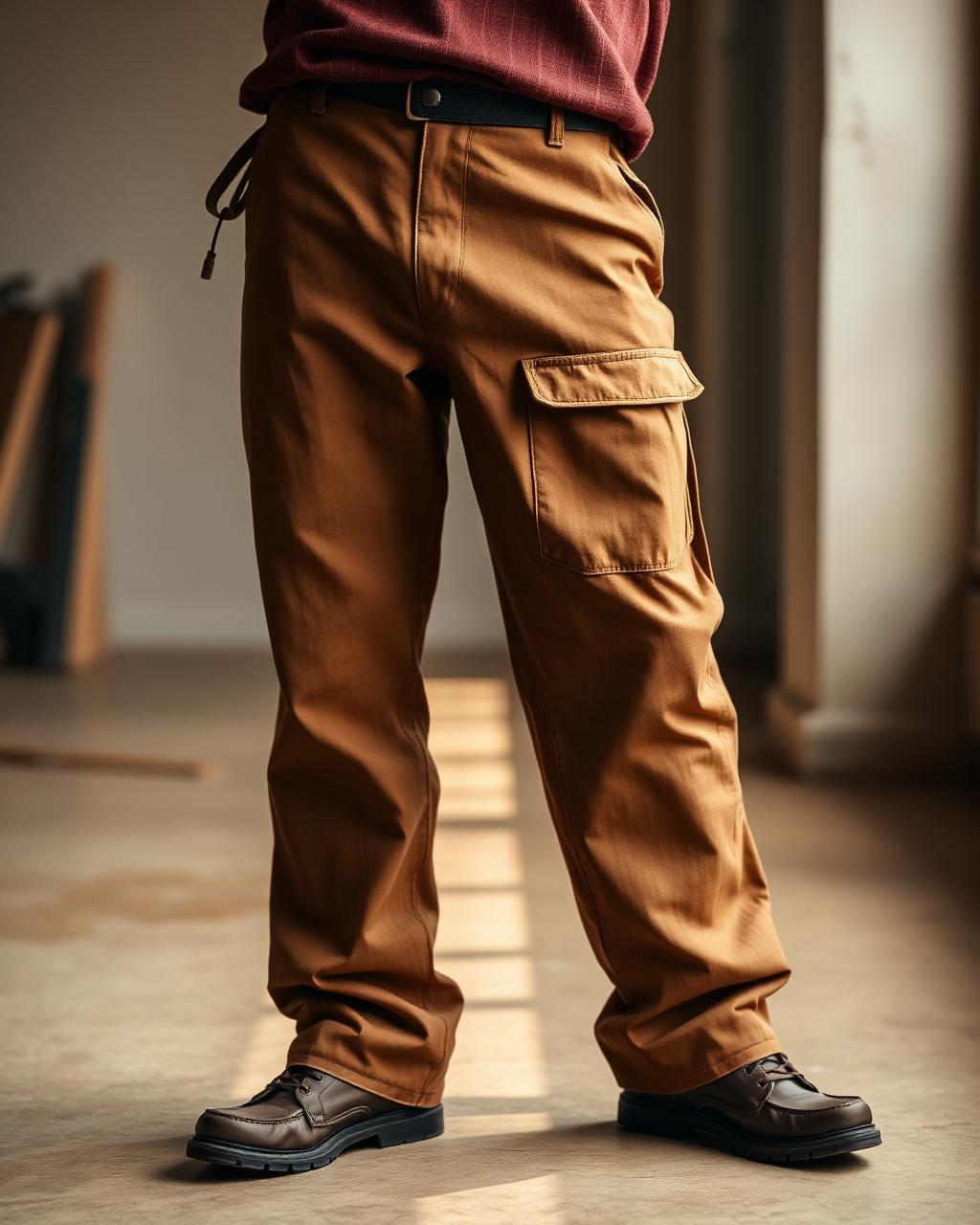 Duck Canvas Carpenter Pant — Brown